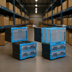 Unidad de Cajones Modulares Fervi con Bandejas Extraíbles, Organizador de Almacenamiento para Herramientas y Suministros - Product Image 3