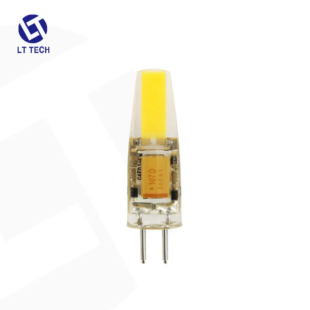 LT104A1 Hot Sale LED Silicone G4 Light 2W 12V AC DC With SMD MINI High Quality LED CORN LAMP Use For Operate In Enclose Fixture