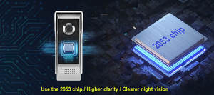 Tuya Smart 2-en-1 Sistema de intercomunicación al aire libre 1080P HD WiFi Timbre Cámara Visión nocturna Protección de contraseña segura Alertas de movimiento - Product Image 3