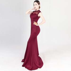 การออกแบบแฟชั่นนางเงือกชุดราตรีชุดพรหม2020 - Product Image 4