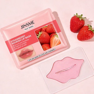 มาส์กปากแบบแผ่น JINSME ผสมสารสกัดจากผลไม้ กลีเซอรีน อัลลันโทอิน วิตามินอี ไฮยาลูรอนิค แอซิด บำรุงผิวชุ่มชื้น ลดเลือนริ้วรอย เหมาะสำหรับทุกสภาพผิว 12 กรัม - Product Image 1