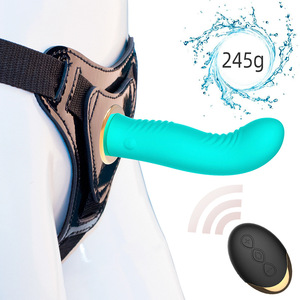 Correa en consolador con cinturón 10 modo vibraciones producto sexual para <span class=keywords><strong>lesbianas</strong></span> - Product Image 1