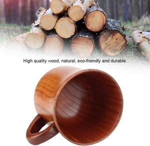 Wood Coffee Mug Wooden Mug <strong>Tea</strong> <strong>Cup</strong> <strong>Set</strong> of 2 - Product Image 3