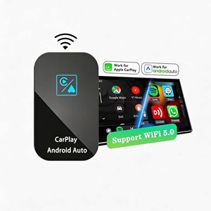 อะแดปเตอร์ INPUTECH 2 in 1 แบบมีสายและไร้สายสำหรับ CarPlay & Android Auto กล่องแปลง USB Type-C Car Play รุ่น CA-01 - Product Image 1