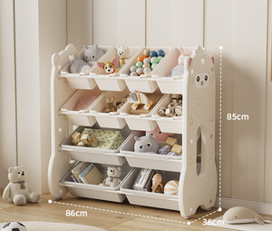 Date Enfants Alpaga Bibliothèque En Plastique Bébé Jouet Rack Voiture Maternelle Petite Étagère De Stockage pour Enfants Salle De Jeux - Product Image 4