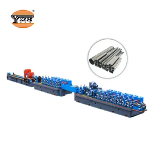 High Frequency ERW Iron / Carbon Steel Construction EMT Straight Seam Electric Resistance Welding Pipe Making Machine