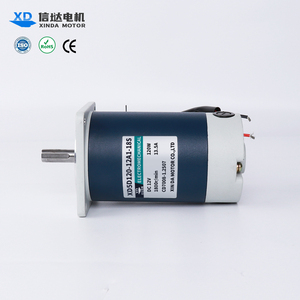 <span class=keywords><strong>Motor</strong></span> de imán permanente de CC en miniatura de 120W, 12V/24V, regulación de velocidad, 1800Rpm, avance inverso de alta velocidad para máquina de corte - Product Image 3