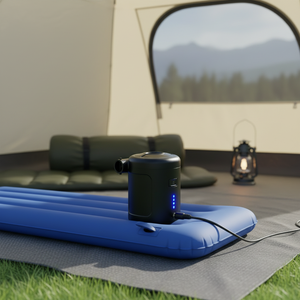 Pompe à air alimentée par batterie 6000 mAh pour gonflables, pompe <span class=keywords><strong>de</strong></span> gonflage et <span class=keywords><strong>de</strong></span> dégonflage rapide pour matelas pneumatiques, flotteurs <span class=keywords><strong>de</strong></span> piscine, sacs <span class=keywords><strong>de</strong></span> rangement sous vide - Product Image 1
