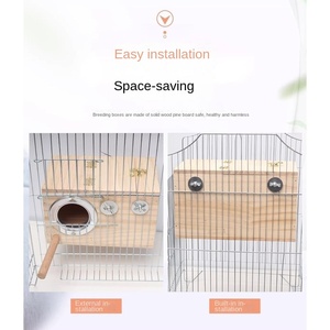 Jaula de Cría de Loros de Madera para Segundo Piso - Product Image 3