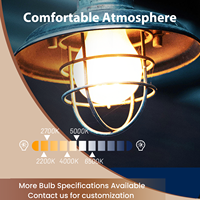 Ampoule LED A15 de haute qualité 8W 1100LM Haut Lumen 120V Verre transparent Lampes à filament LED Utilisation pour la maison Hôtel Certifié UL CUL