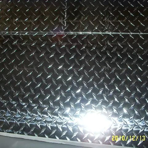 Pédales de voiture en aluminium à carreaux en relief en usine motif antidérapant à cinq nervures 1mm <span class=keywords><strong>plaque</strong></span> de tôle roulante O-H112 3000 série Grade - Product Image 2