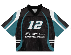 เสื้อยูนิเซ็กซ์ ผ้าโพลีเอสเตอร์ 100% สำหรับผู้ใหญ่ ป้องกันรังสียูวี ระบายอากาศ แห้งเร็ว น้ำหนักเบา เสื้อเจอร์ซีย์สำหรับกีฬา ตรวจสอบด้วยเข็ม 7 วัน - Product Image 1