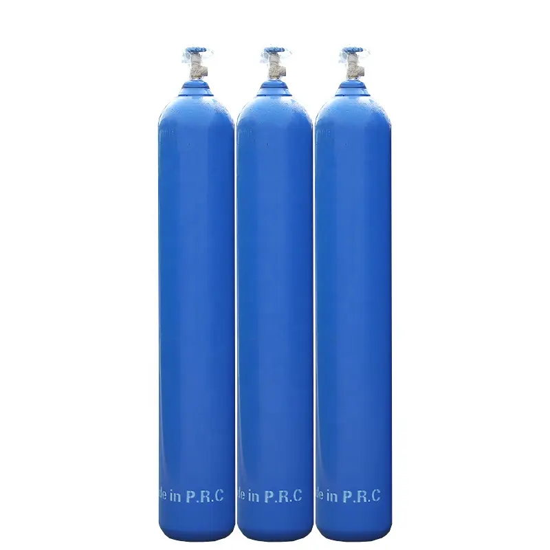 Fabrik preis 40l 200bar Hochdruck-Sauerstoff tank tragbare nahtlose Stahl gasflasche medizinische Sauerstoff flasche