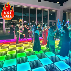 Xách tay LED Dance Floor với điều khiển không dây <span class=keywords><strong>DMX</strong></span> khả năng tương thích IP65 đánh giá cho trong nhà sự kiện ngoài trời Tính năng bảng từ tính - Product Image 1