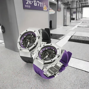 Kit de bracelet et de lunette en <span class=keywords><strong>acier</strong></span> inoxydable respirant de 45 mm pour G-Shock ZT-23, avec fermoir papillon, pour un look de luxe en gros - Product Image 4