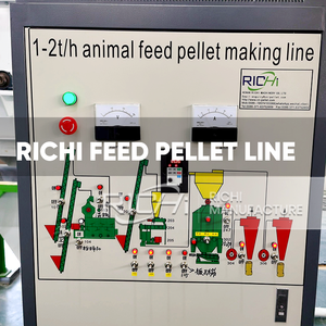 Linea di Produzione di Mangimi per Animali RICHI 2ton/h - Linea Completa per la Produzione di Mangimi per Pollame con Certificazioni CE/ISO9001/ATEX - Product Image 3