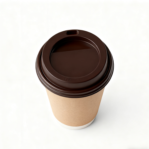 Biểu Tượng Tùy Chỉnh 8Oz Thân Thiện Với Môi Cấp Thực Phẩm Kraft Giấy Bao Bì Cốc Giấy Dùng Một Lần Duy Nhất Và Đôi Tường Cà Phê Cốc Giấy - Product Image 3