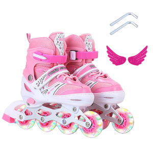 Patins à roulettes chaussure crochet haute résistance pour enfant patinage à roulettes scooter de cyclisme - Product Image 1