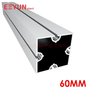 Customizable Manufacturer 60MM 6063 6061 Supporting Bar Extrusion Aluminum Profile Frame For Exhibition Trade Show