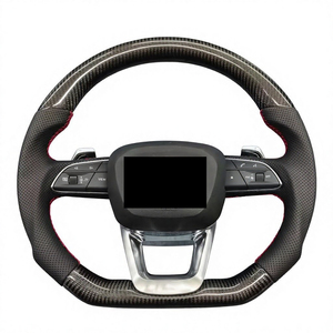 Alcantara พวงมาลัยคาร์บอนไฟเบอร์สไตล์ RS สำหรับ <span class=keywords><strong>Q5</strong></span> SQ5 <span class=keywords><strong>Sportback</strong></span> 2018-2024แบบพรีเมี่ยม - Product Image 2
