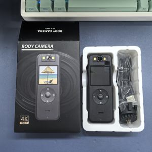 Cámara de Seguridad para Exteriores 4K <span class=keywords><strong>HD</strong></span>, Impermeable IP67, Gran Angular de 150°, Batería de Larga Duración, Tamaño de Bolsillo, Profesional para Vloggers - Product Image 6