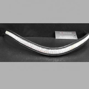 Brida de caballo de cuero Hot Fix Browbands-Tamaño y color personalizables - Product Image 2