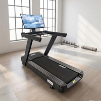Tapis de course commercial LOAELMAY à alimentation directe, avec écran intelligent HD rotatif, pour clubs de fitness et usage domestique de luxe