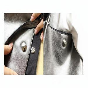 กระดุมผ้าใบทรงโดมสีดำโครเมียมทองแดงและนิกเกิลโครเมียมขนาด 8 มม. สำหรับเรือยอชท์ เรือ รถยนต์ กีตาร์ - ผลิตจากสแตนเลส - Product Image 1