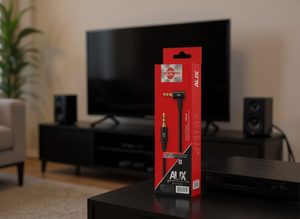 Cavo audio AUX da 3,5 mm maschio a maschio con conduttore in rame e guaina in PVC per dispositivi audio - Product Image 2