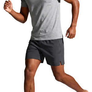 Fabricante de pantalones cortos personalizados para hombre, marca privada, impresión premium, diseño de bordado, logotipo, servicio OEM ODM, bolsillo lateral con cremallera para deportes - Product Image 2