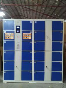 Casillero de Seguridad Metálico Inteligente con Cerradura Electrónica Digital, Almacenamiento de Equipaje Recargable en Aeropuertos y Estaciones de Tren, Estructura Ensamblada - Product Image 5
