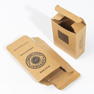 Kraft giấy các tông màu nâu hộp giấy với cửa sổ tùy chỉnh logo khách sạn hộp xà phòng bao bì - Product Image 6