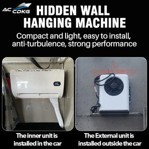 שקט 12v 24v רכב משאית dc מערכות מיזוג אוויר חניה קריר יחידת AC עבור משאיות חצי אקלים - Product Image 5