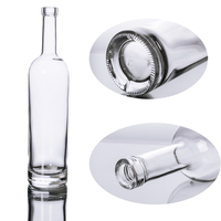 Bouteille de vin de fruit du dragon DRAGON FIRE, givrage blanc, 750 ml, bouteille de liqueur haute transparence