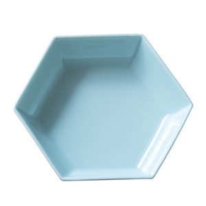 Plato Hexagonal de Cerámica para Aperitivos, Mini Plato de Postre de Porcelana para Fiesta de Té, Estilo Retro de Lujo - Product Image 5