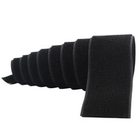 Kostenlose Muster Großhandel 100% Nylon Dünne Spritzgegossene Polyamid-Klettverschlussrollen zum Annähen, unbeschichtetes Band für Bekleidung
