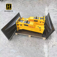 Casse-roche hydraulique de type chargeuse compacte SB40 pour excavatrices de 4 à 7 tonnes C305.5 C306.5 C307, marteau de démolition robuste pour la construction
