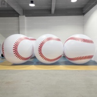 Ballon de baseball gonflable géant de modèle de baseball de logo personnalisé Offre Spéciale pour la publicité extérieure