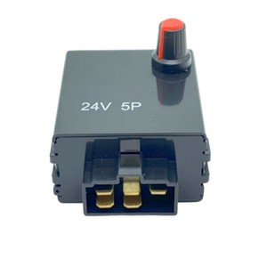 Relé Intermitente para Automóvil Yu Zhou, 24V, 5P, Contacto Plateado, Plástico, para Reemplazo y Reparación - Product Image 1