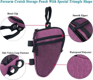 Échantillon gratuit : Béquilles de bras ergonomiques réglables en alliage d'aluminium, alternative aux cannes, avec sac - Product Image 2