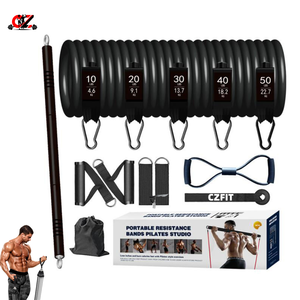Barra de Pilates Multifuncional de 150-300 Libras, Tubos de Tonificación de PTE/Látex, Barra de Yoga Portátil para Fitness, Producto Más Vendido de Fábrica - Product Image 1