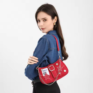 Sac à bandoulière en forme de croissant de lune personnalisé OEM, sac de mode pour femmes, sac sous le bras - Product Image 2