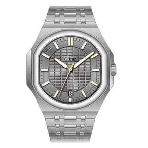 Hete Verkoop Heren Zware Chronograaf Quartz Horloge Casual Horloges Klassiek Horloge