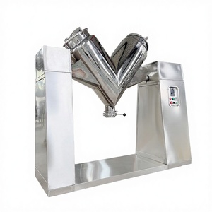 Mezcladoras Agitadoras Tipo V de Acero Inoxidable con Motor AC para Mezclar Alimentos, Productos Químicos y Polvos Plásticos, Capacidad de 200L - Product Image 1