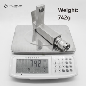 INOXBATH Đơn Xử Lý Một Lỗ Thác Mixer Thép Không Gỉ Chậu Rửa UPC Vòi Tap Phòng Tắm Rửa Mặt CUPC Lưu Vực Vòi - Product Image 4