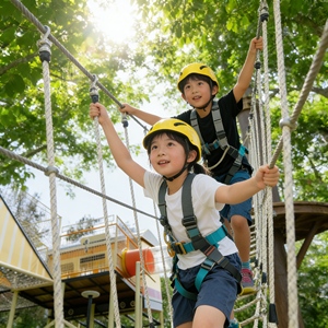 Pont en corde à suspendre très vendu, pont en corde pour enfants, doux pour les tout-petits, pour les loisirs dans la cour - Product Image 1