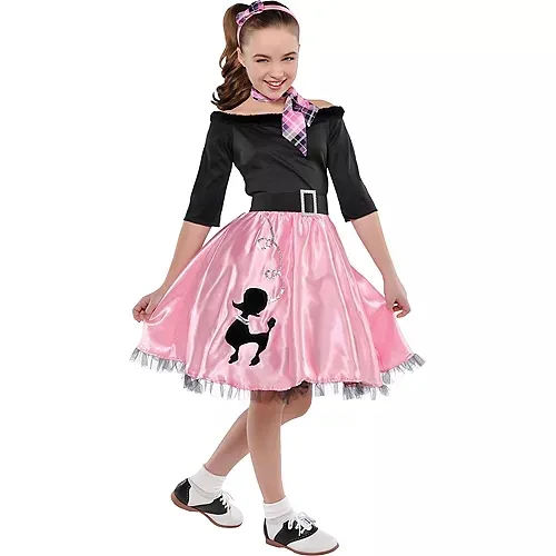 KANEKALON niñas Miss Sock Hop Cosplay disfraz