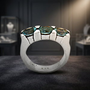 Dazzling Blue Topaz Gemstone Silver <b>Ring</b> silver Gemstone silver <b>ring</b> Blue topaz silver jewelry <b>Fine</b> <b>ring</b> - Product Image 1