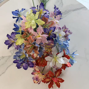 Flores Artificiales de Iris de Seda, Decoración Impermeable para Bodas y Hogar - Product Image 2