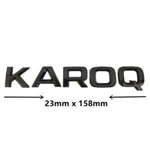Adesivo Badge 3D in Metallo per Bagagliaio Auto, per Skoda Octavia <span class=keywords><strong>Kodiaq</strong></span> Karoq Superb Rapid Fabia Kamiq Yeti 4x4, Logo con Lettere, <span class=keywords><strong>Accessori</strong></span> - Product Image 3
